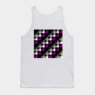 Ace Flag Plaid Pattern Tank Top